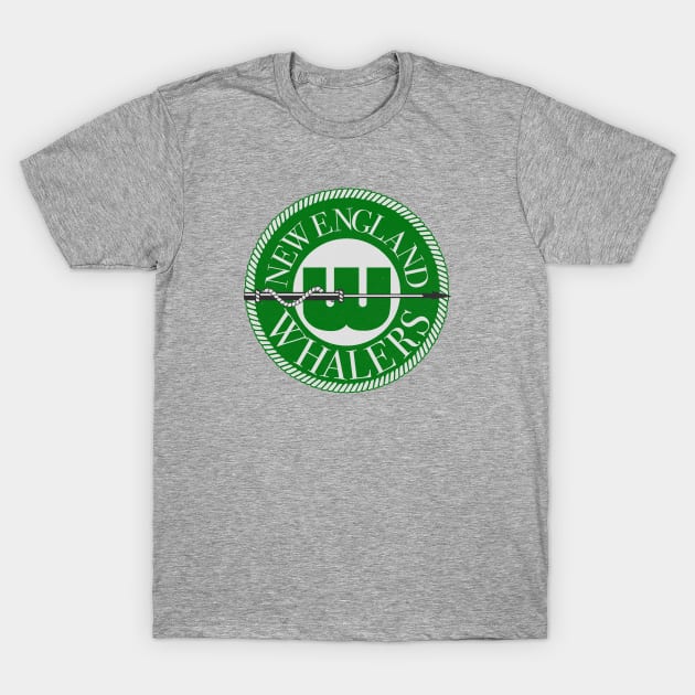 Iconic New England Whalers Hockey 1972 T-Shirt by LocalZonly